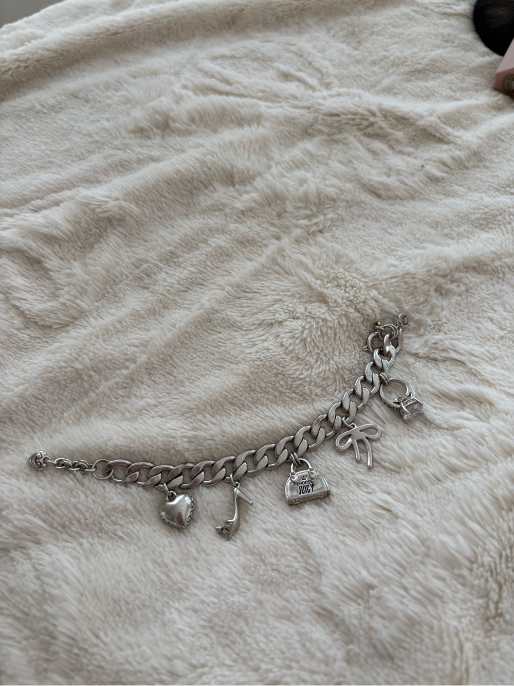 Vintage Juicy Couture Silver Charm Bracelet